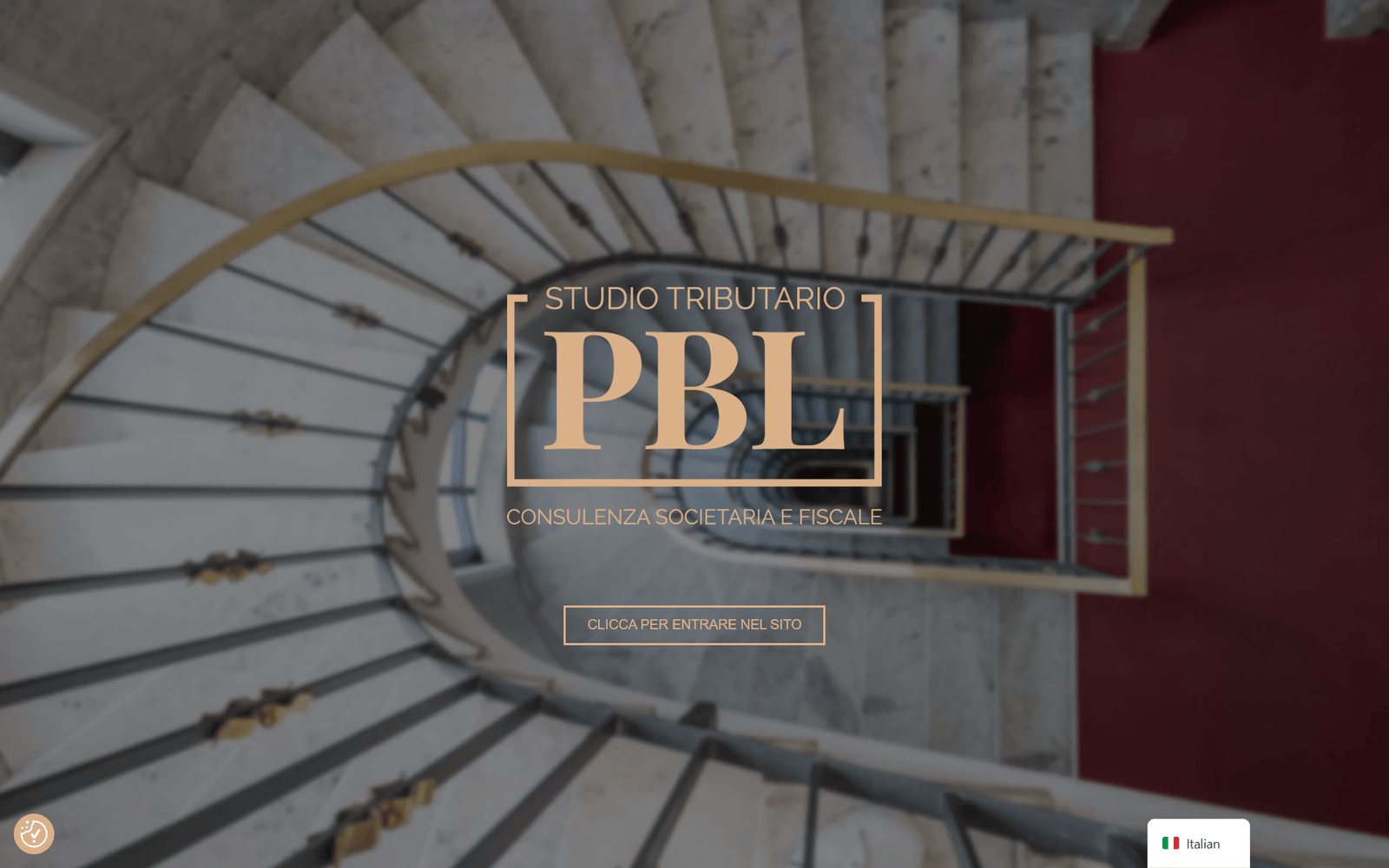 landing page sito web studio tributario Studio PBL realizzato da F360