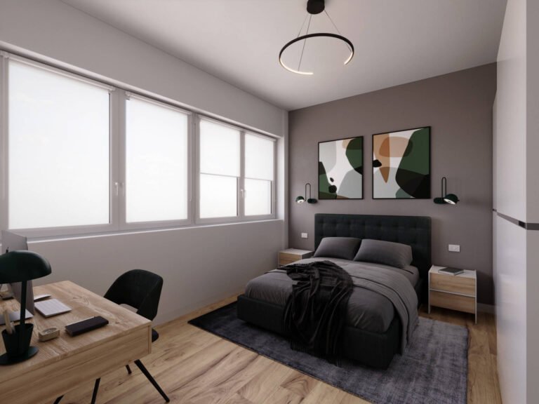 render seconda camera studio