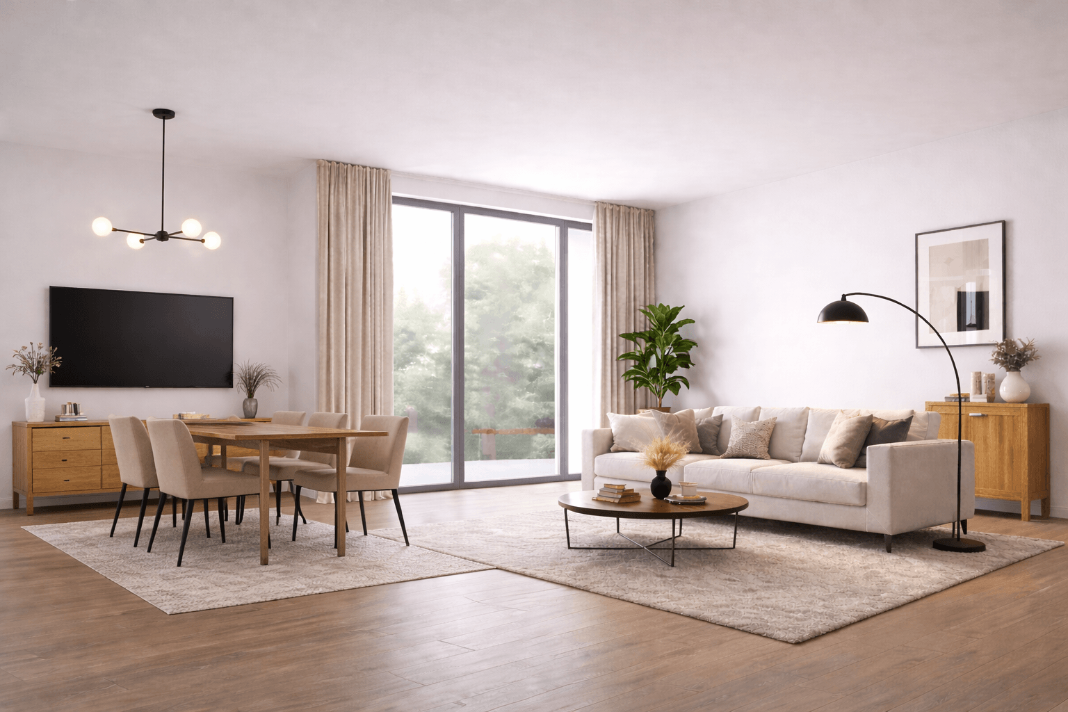 Esempio di virtual staging per annunci immobiliari